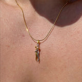 925 Silver | Unisex Hugging Couple Necklace