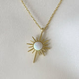925 Silver | Opal Star Necklace