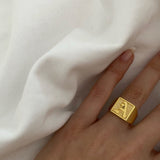 925 Silver | Custom Square Signet Ring