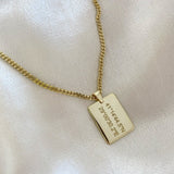 925 Silver | Custom Bar Necklace