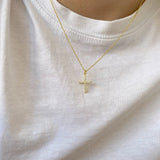 925 Silver | Cross Necklace CZ
