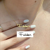 925 Silver | Custom Handwriting Necklace