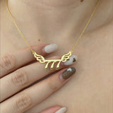 925 Silver | Angel Number Necklace with Wings