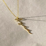 925 Silver | Personalized Vertical Name Necklace