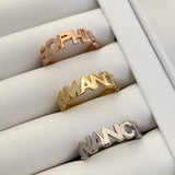 925 Silver | Custom Name Ring