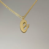 925 Silver | Letter Necklace with Heart Detailing