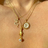 925 Silver | Mother of Pearl Letter Necklace