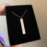 925 Silver | Morse Code Necklace
