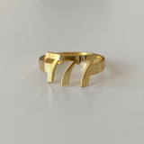 925 Silver | Custom Angel Number Ring