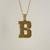 925 Silver | Vintage Custom Letter Necklace