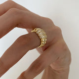 925 Silver | Vintage Twisted Stone Ring