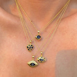 925 Silver | Evil Eye Necklace (Model 2)