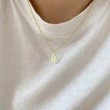 925 Silver | Single Letter Necklace