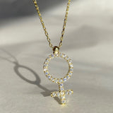 925 Silver | Venus Necklace with Stones