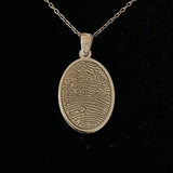 925 Silver | Custom Fingerprint Necklace