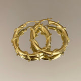 925 Silver | 3.0 Chain Thin Hoop Earrings