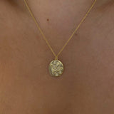 925 Silver | Antique Bow Medallion Necklace