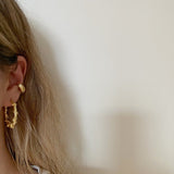 925 Silver | 3.0 Chain Thin Hoop Earrings