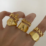 Unisex personalized signet ring crafted in solid 925 silver – elegant and timeless