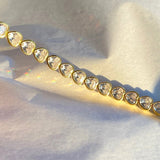 925 Silver | White Stone Heart Tennis Bracelet