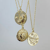 925 Silver | Antique Bow Medallion Necklace