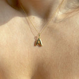 925 Silver | Bubble Letter Necklace