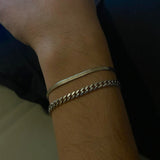 925 Silver | Unisex Custom Italian Chain Bracelet