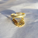 925 Silver | Chain Detail Ring