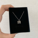 925 Silver | Single Letter Necklace