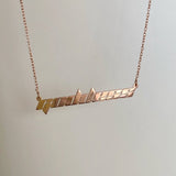 925 Silver | Custom Necklace in Special Font