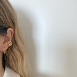 925 Silver | Basic Rectangle Earrings