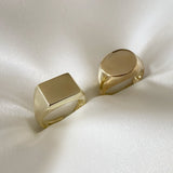 925 Silver | Basic Rectangle Signet Ring