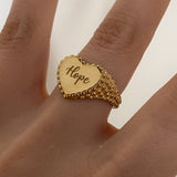 925 Silver | Custom Vintage Heart Ring