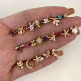 925 Silver | Gold Tragus-Compatible Piercings