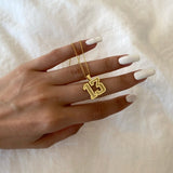 925 Silver | Vintage Style Custom Number Necklace