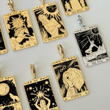 925 Silver | Tarot Card Pendant Necklace