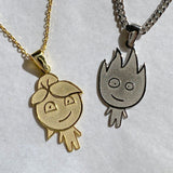 925 Silver | Fireboy & Watergirl Necklace