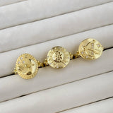 925 Silver | "The Sun" Medallion Ring