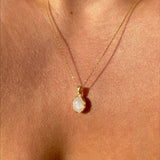 925 Silver | Natural Moonstone Necklace