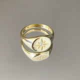 925 Silver | Round Ring with Center Stone