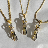 925 Silver | Unisex Hugging Couple Necklace