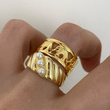 925 Silver | Vintage Twisted Pearl Ring