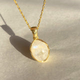 925 Silver | Natural Moonstone Necklace