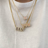 925 Silver | Custom Enamel Necklace in Your Chosen Color