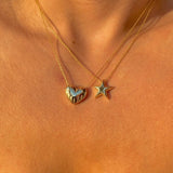 925 Silver | Domed Heart Necklace