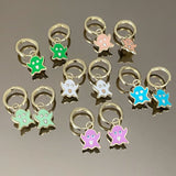 925 Silver | Colorful Enamel Ghost Earrings
