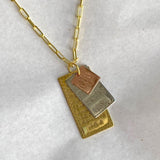 925 Silver | Triple Pendants Prayer Necklace