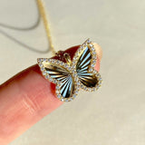 925 Silver | Zircon Stone Butterfly Necklace