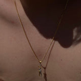 925 Silver | Unisex Hugging Couple Necklace