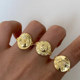 925 Silver | Antique Bow Medallion Ring